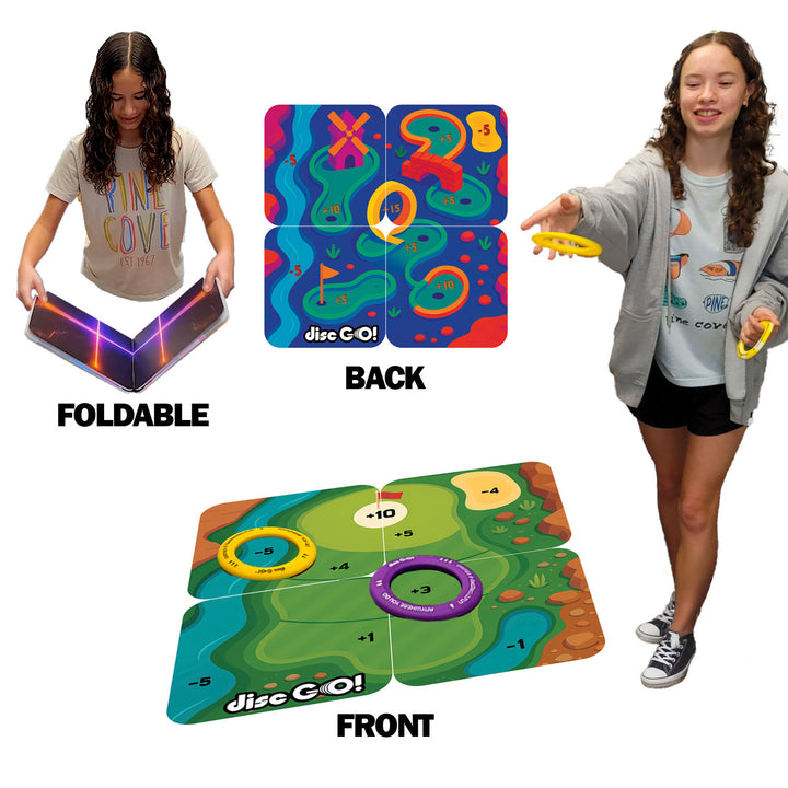 15" Foldable Target Game Mat - Golf + Putt Putt Theme