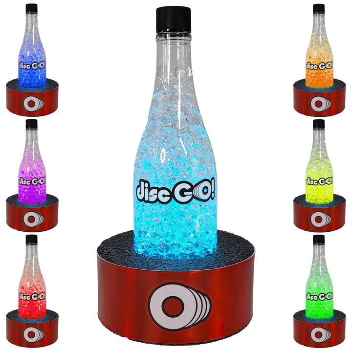 Disc GO! Single LED Bottle Target System with Red Base