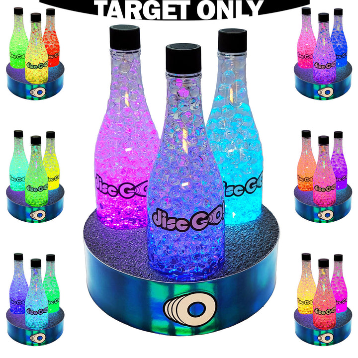 Triple Bottle LED Target System (Blue Stable Base)