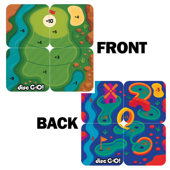 22" Foldable Target Game Mat - Golf + Putt Putt Theme