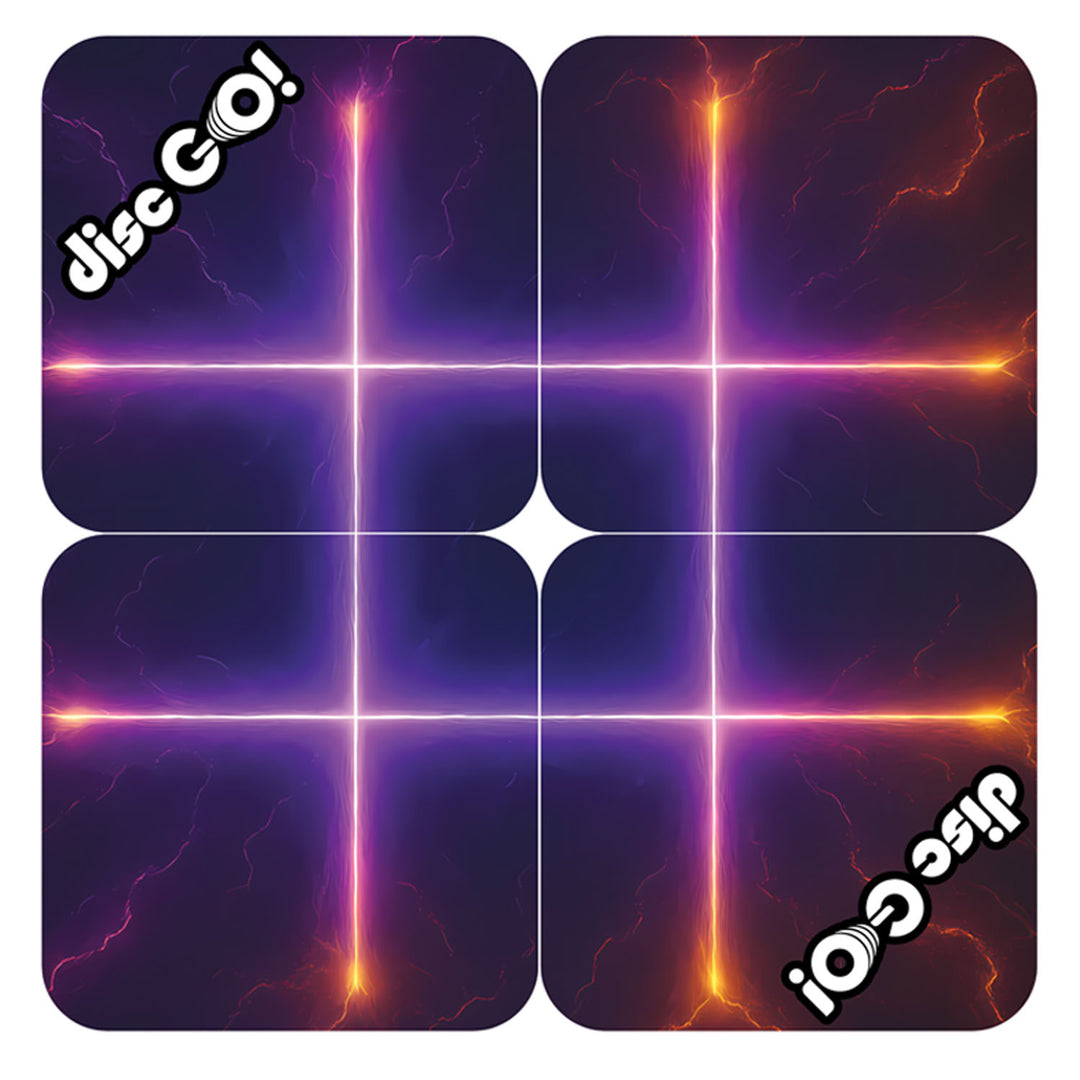 22" Foldable Target Game Mat - Skeeball + Tic-Tac-Toe Theme