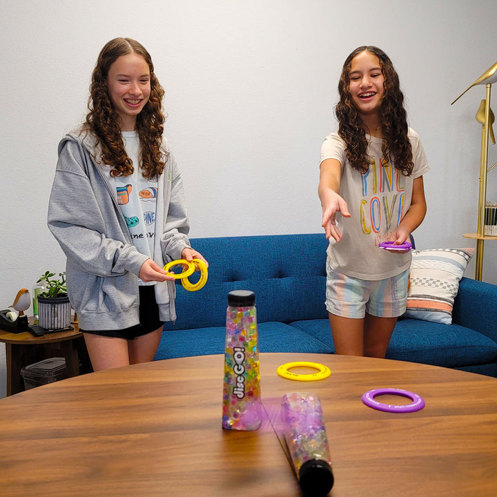 Colorful Bead Bottle Ring Targets - Set of 2