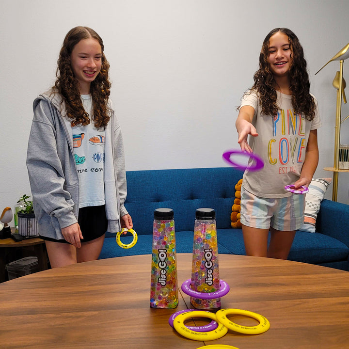 Colorful Bead Bottle Ring Targets - Set of 2