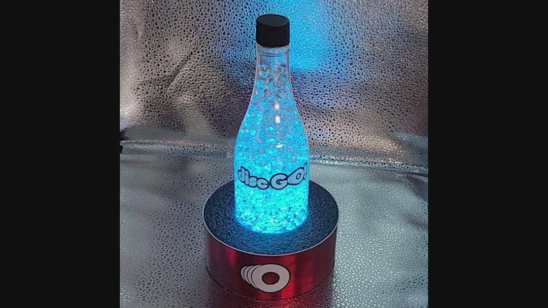 Disc GO! Single LED Bottle Target System with Red Base