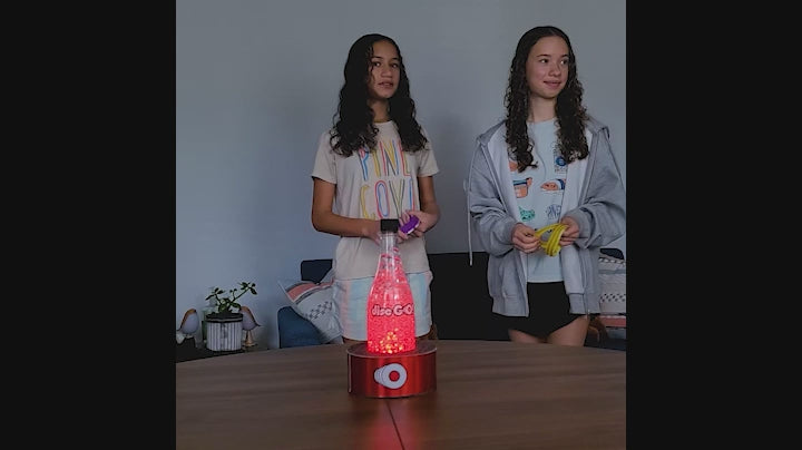 Disc GO! Single LED Bottle Target System with Red Base